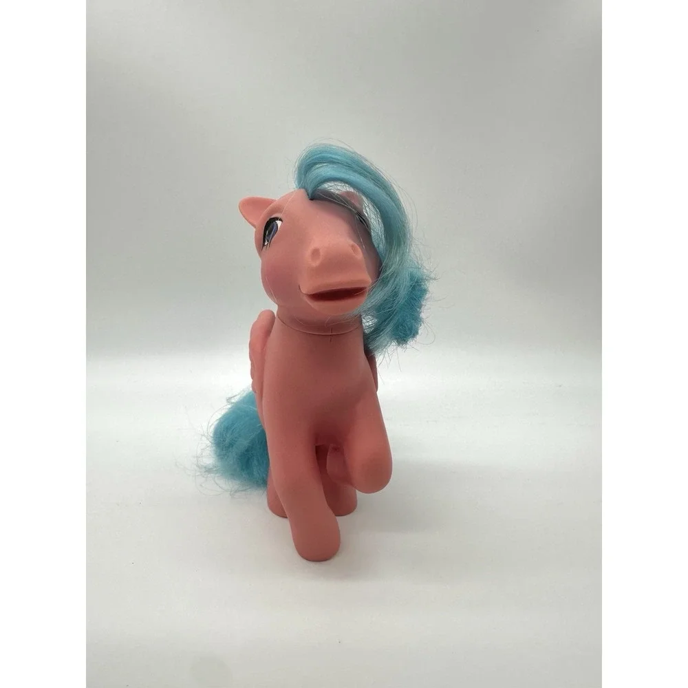 Vintage G1 My Little Pony Firefly Pegasus 1983 Hasbro Hong Kong Pink Blue